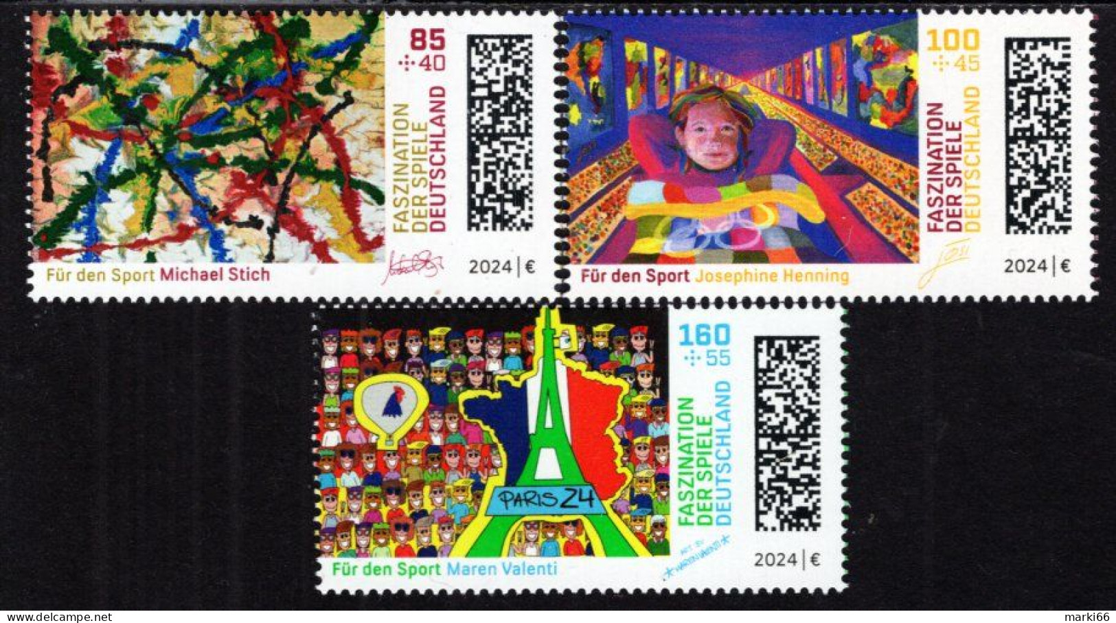 Germany - 2024 - XXXIII Summer Olympic Games In Paris - Mint Stamp Set - Nuevos