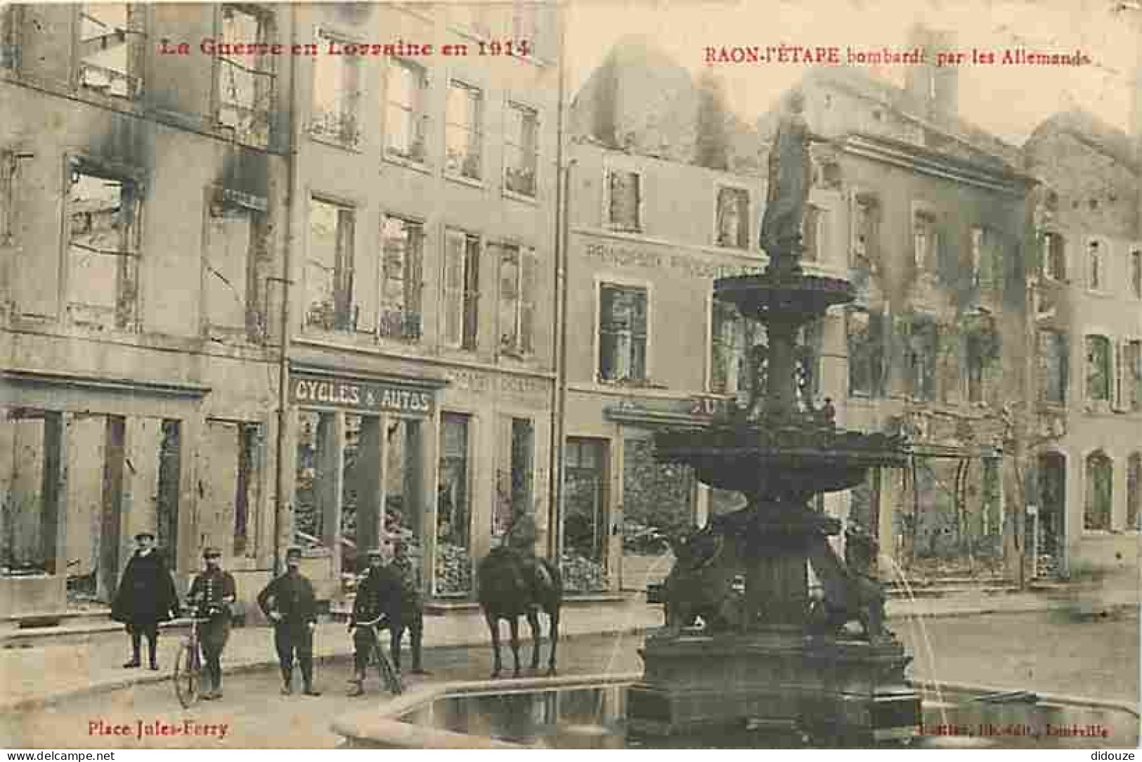 88 - Raon L'Etape - La Guerre En Lorraine En 1914 - Raon L'Etape Bombardé Par Les Allemands - Animée - CPA - Voir Scans  - Raon L'Etape