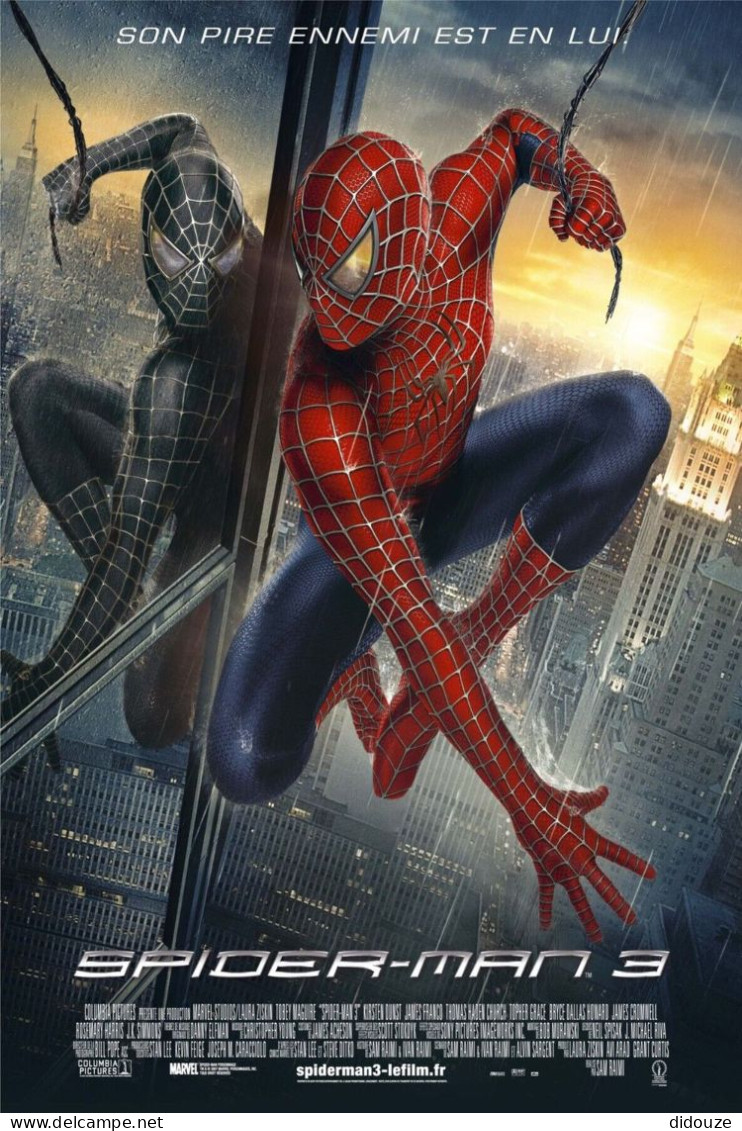 Cinema - Spiderman 3 - Marvel - Affiche De Film - CPM - Carte Neuve - Voir Scans Recto-Verso - Affiches Sur Carte