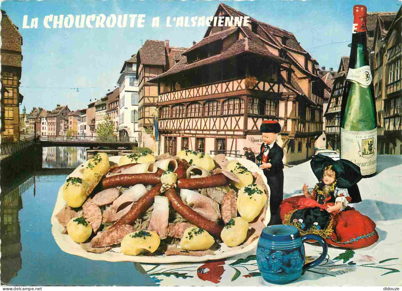 Recettes De Cuisine - Choucroute à L'Alsacienne - Gastronomie - Carte Dentelée - CPM - Voir Scans Recto-Verso - Küchenrezepte