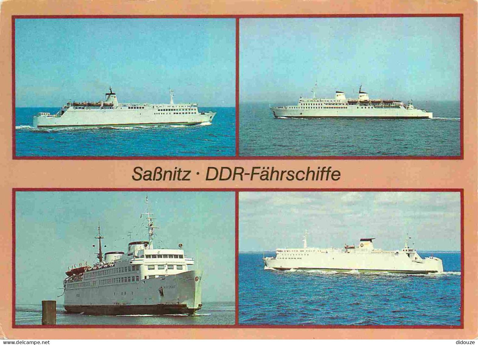 Bateaux - Paquebots - Sabnitz - DDR Fahrschiffe - Multivues - CPM - Voir Scans Recto-Verso - Paquebote