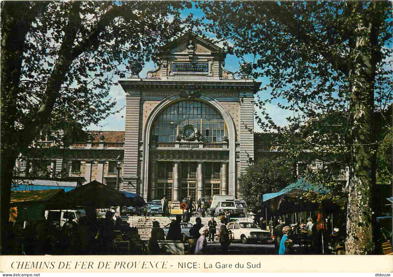 Trains - Gares Sans Trains - Nice - La Gare Du Sud - Automobiles - CPM - Voir Scans Recto-Verso - Bahnhöfe Ohne Züge