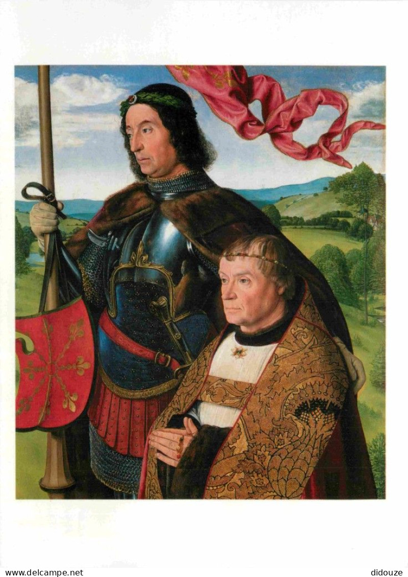 Art - Peinture Religieuse - Maitre De Moulins - Master Of Moulins - Saint Maurice With A Donor - CPM - Carte Neuve - Voi - Gemälde, Glasmalereien & Statuen