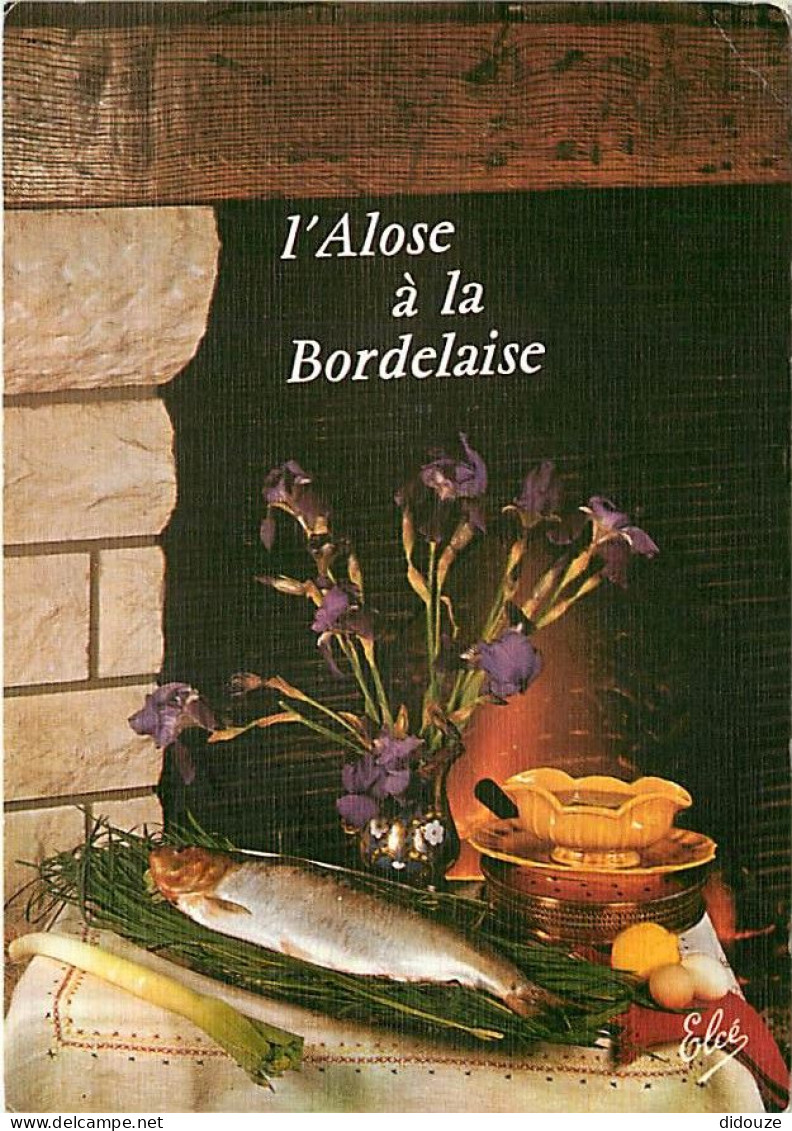 Recettes De Cuisine - Alose à La Bordelaise - Gastronomie - CPM - Voir Scans Recto-Verso - Küchenrezepte