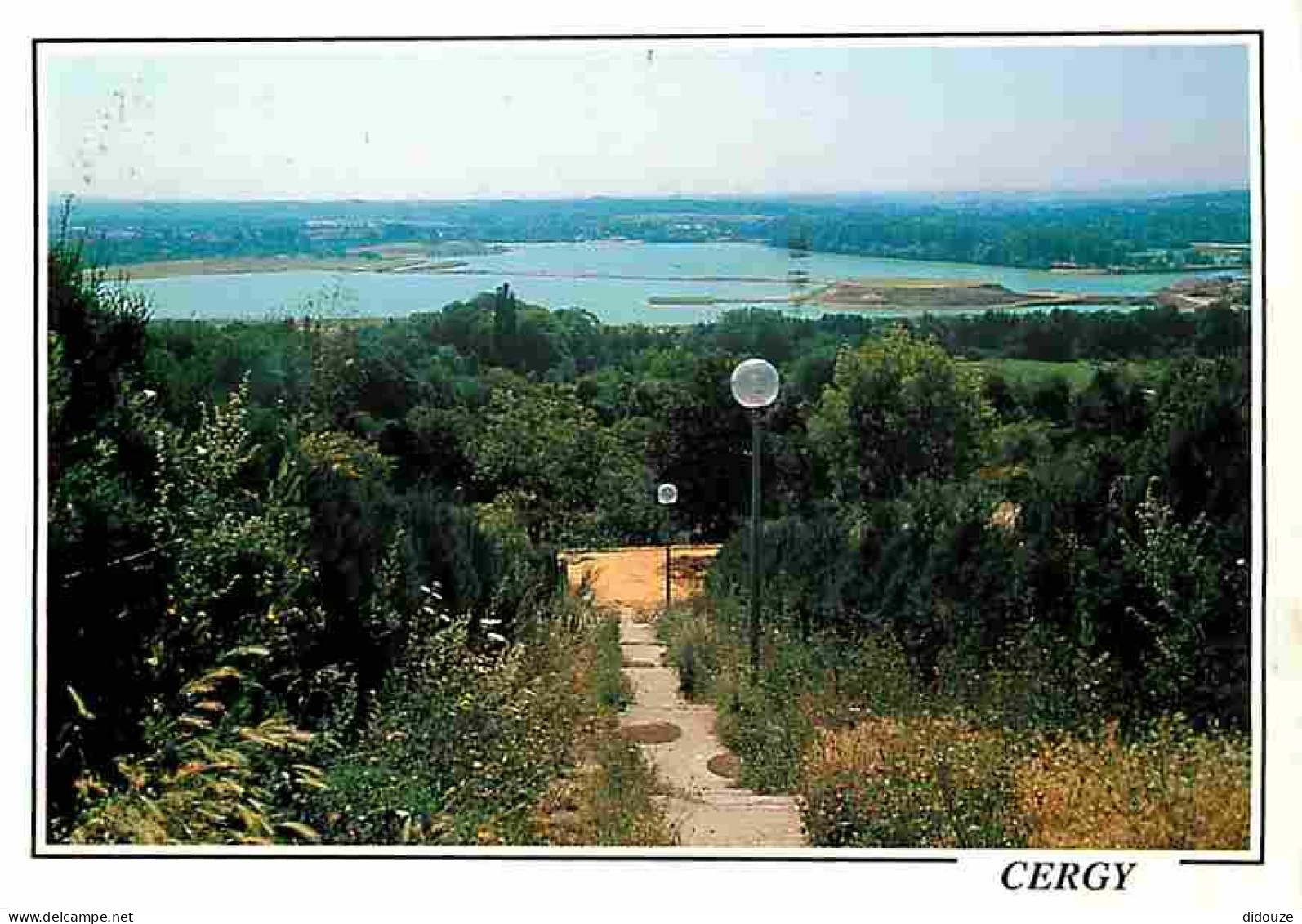 95 - Cergy Pontoise - Vue Générale - Les Etangs - Flamme Postale De Deuil La Barre - CPM - Voir Scans Recto-Verso - Cergy Pontoise