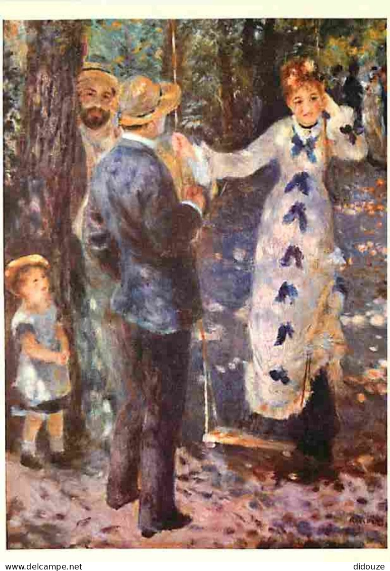 Art - Peinture - Pierre Auguste Renoir - La Balançoire - Carte Neuve - CPM - Voir Scans Recto-Verso - Peintures & Tableaux