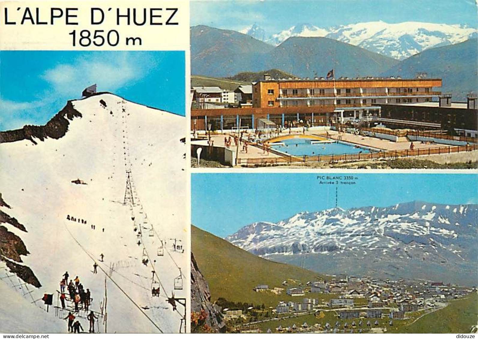 38 - Alpe D'Huez - Multivues - Piscine - CPM - Voir Scans Recto-Verso - Other & Unclassified