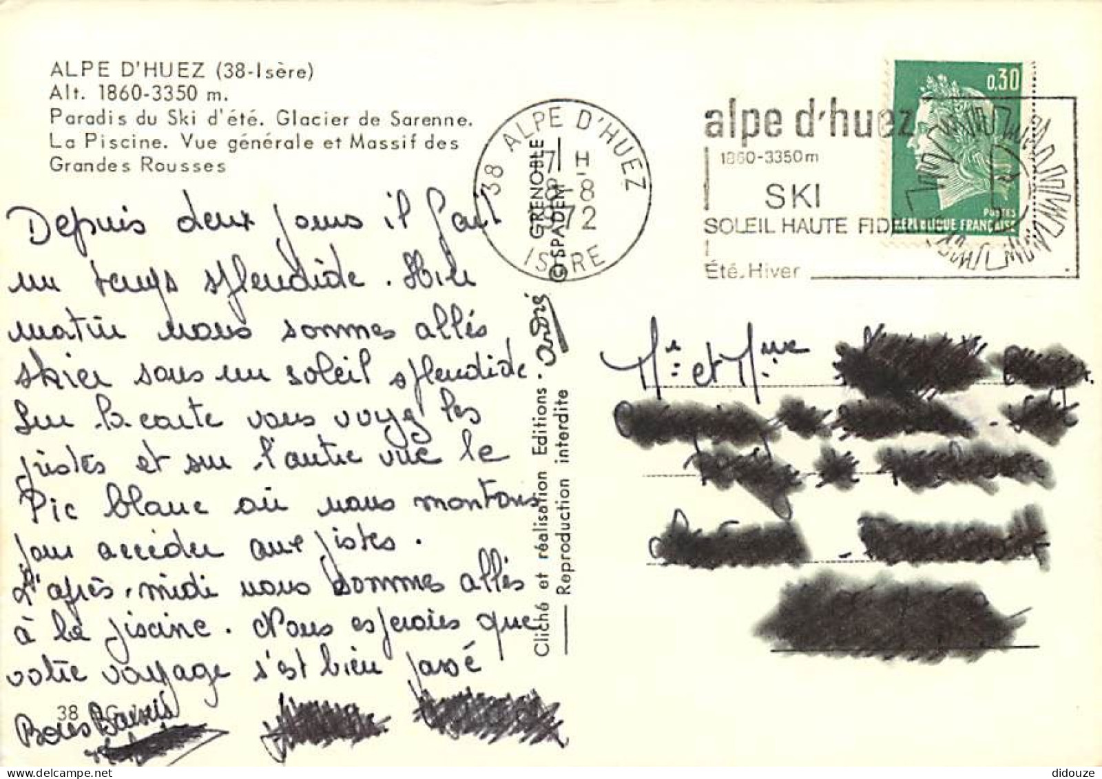 38 - Alpe D'Huez - Multivues - Piscine - CPM - Voir Scans Recto-Verso - Other & Unclassified