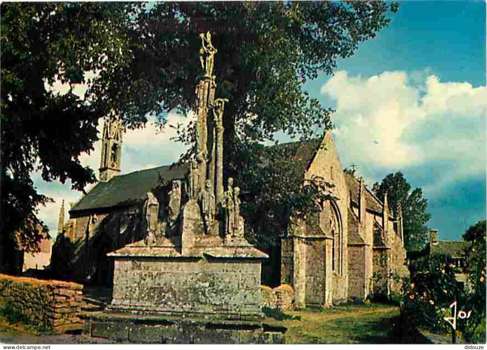 29 - Landrevarzec - Chapelle Et Calvaire De Notre Dame De Quilinen - Voir Scans Recto Verso  - Autres & Non Classés