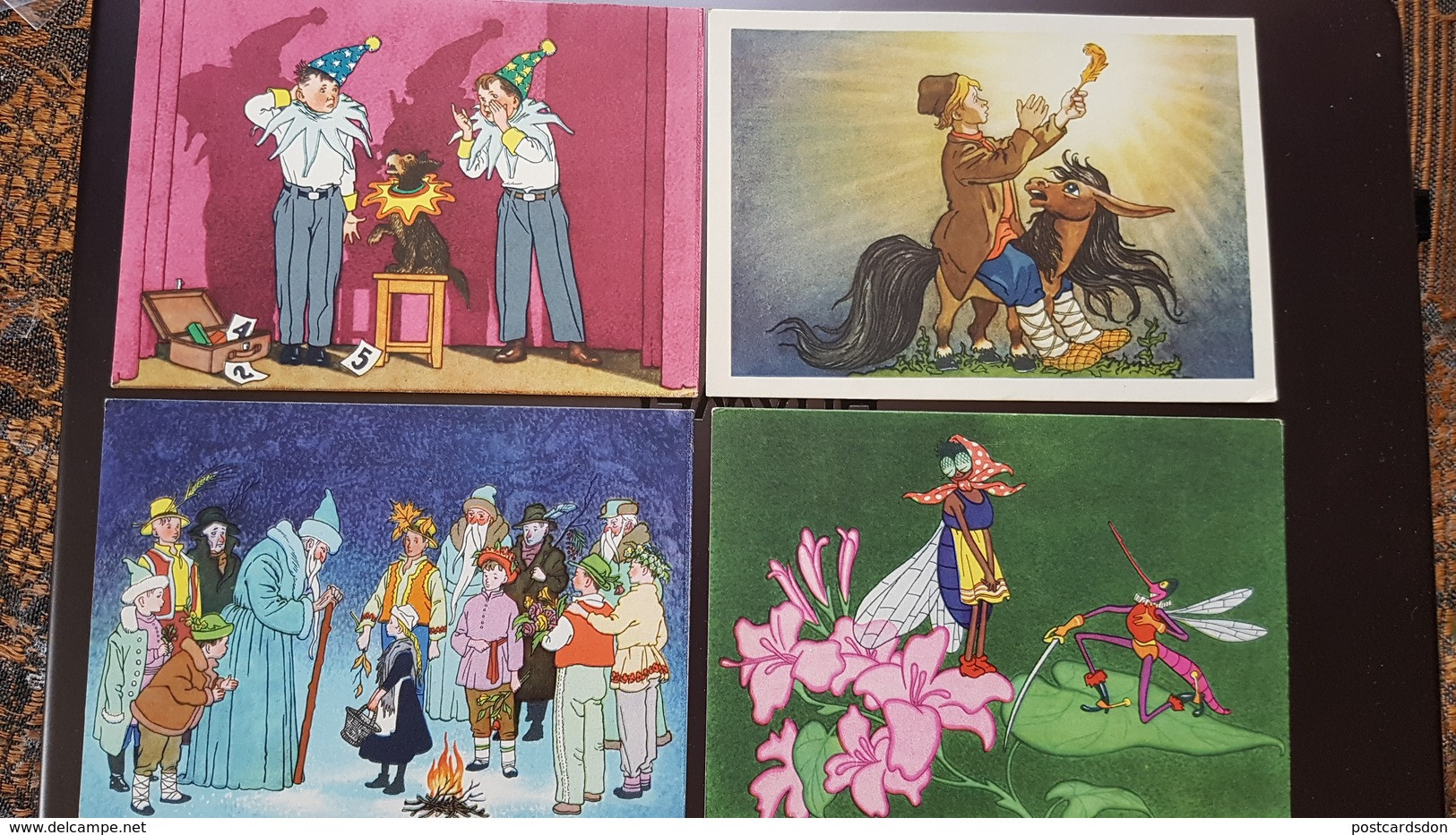 Russie, Fairy Tale  - 18 PCs Lot - "HEROES OF THE CHILDREN BOOKS" By Painter Walk -  1959 - Fairy Tales, Popular Stories & Legends