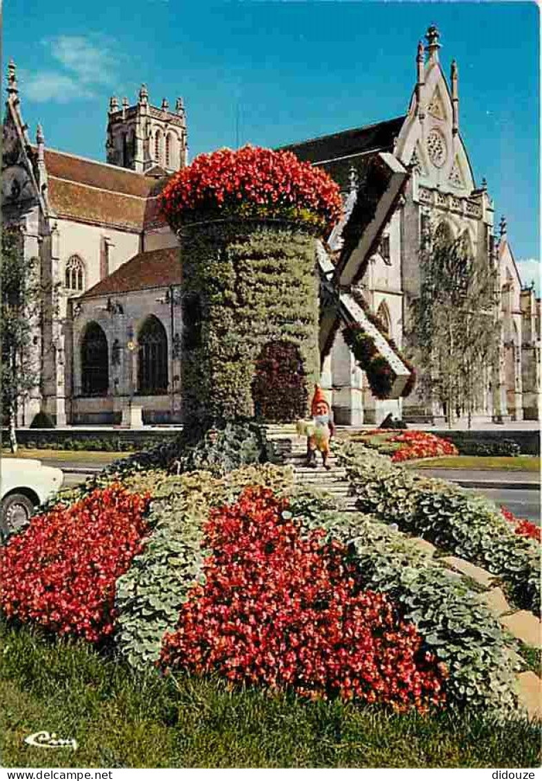 01 - Bourg En Bresse - Le Moulin Fleuri - L'Eglise De Brou - Carte Neuve - CPM - Voir Scans Recto-Verso  - Other & Unclassified