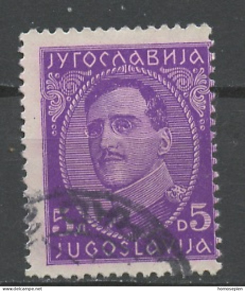 Yougoslavie - Jugoslawien - Yugoslavia 1931-33 Y&T N°217A - Michel N°233II (o) - 5d Alexandre 1er - Gebruikt