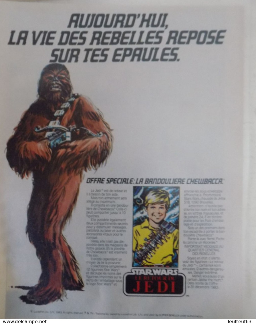 Publicité De Presse ; La Bandoulière Chewbacca StarWars - Publicités