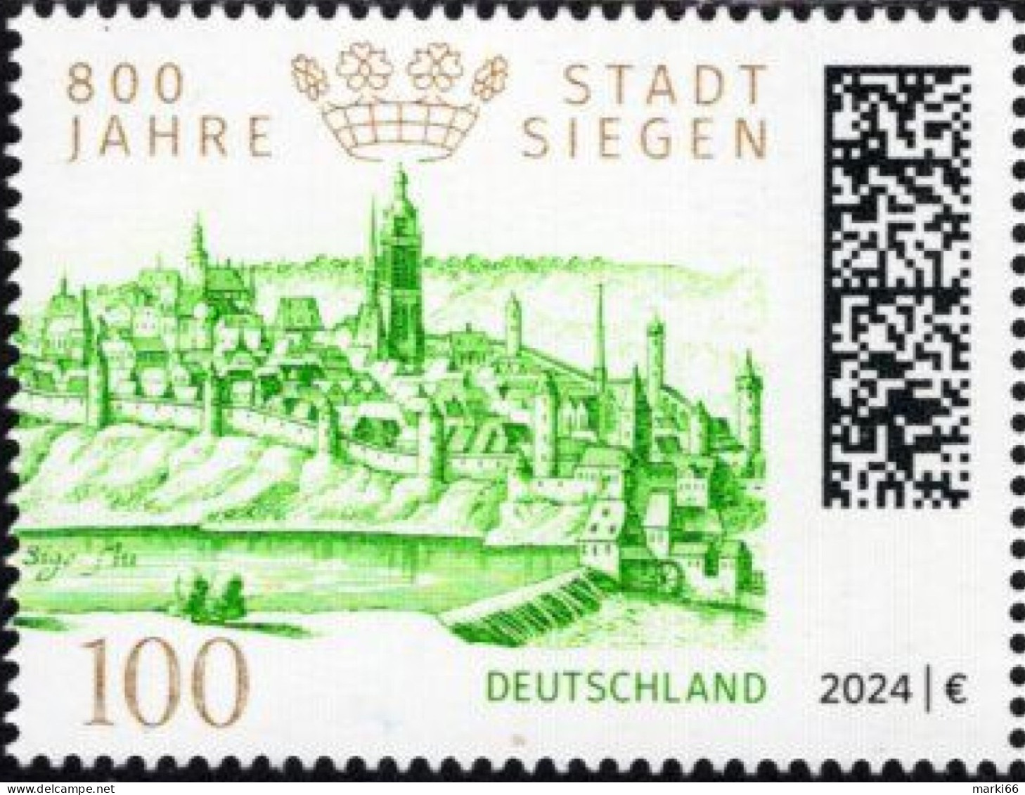 Germany - 2024 - Siegen City - 800th Anniversary - Mint Stamp - Nuovi