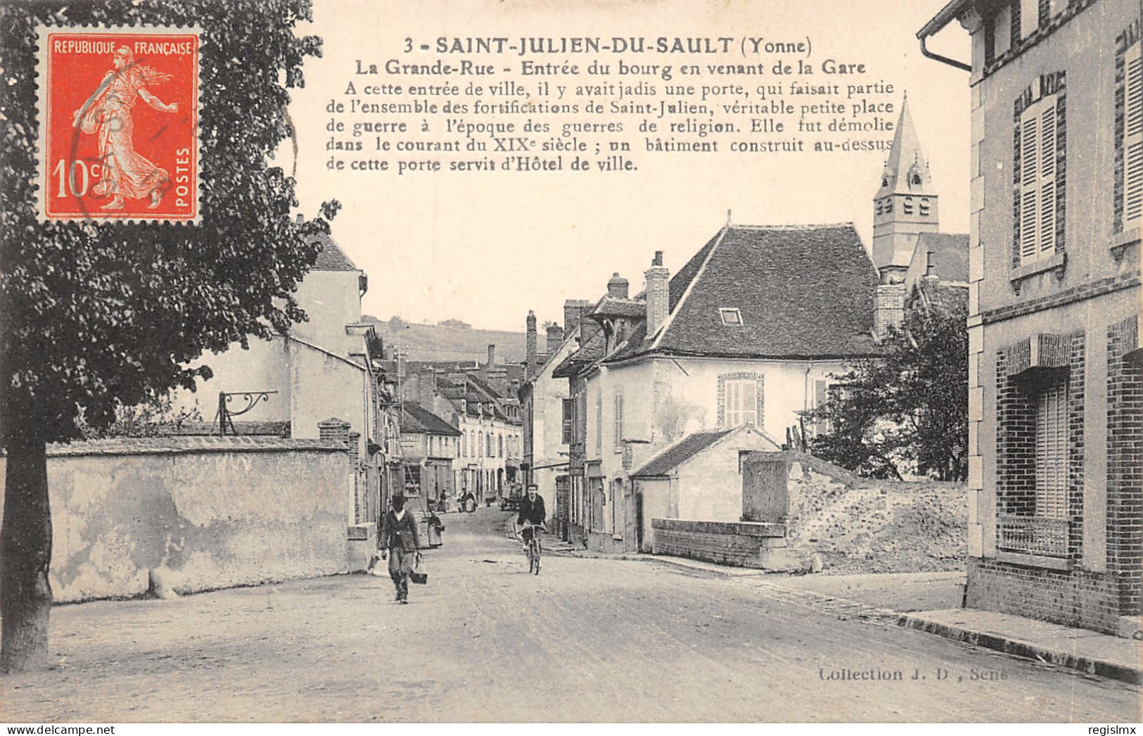 89-SAINT JULIEN DU SAULT-N°2158-F/0041 - Saint Julien Du Sault