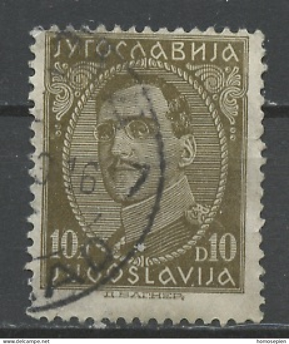 Yougoslavie - Jugoslawien - Yugoslavia 1931-33 Y&T N°218A - Michel N°234II (o) - 10d Alexandre 1er - Oblitérés