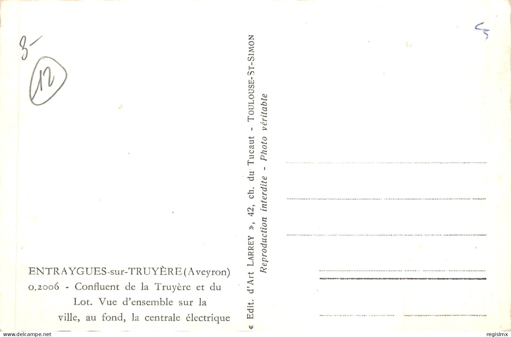 12-ENTRAYGUES-N°2160-D/0093 - Other & Unclassified