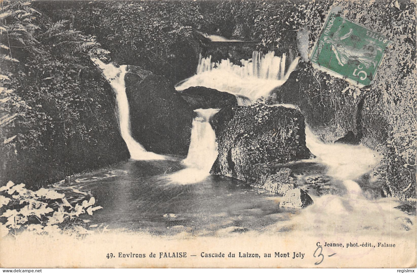 14-FALAISE-CASCADE DU LAIZON-N°2160-F/0255 - Falaise