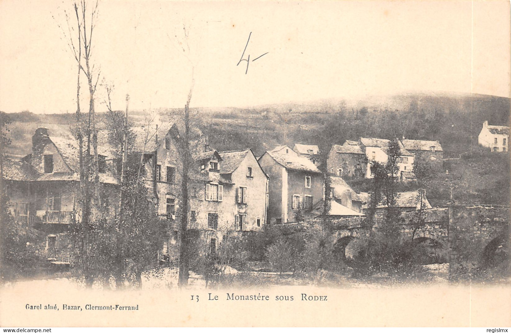 12-LE MONASTERE SOUS RODEZ-N°2160-E/0251 - Autres & Non Classés