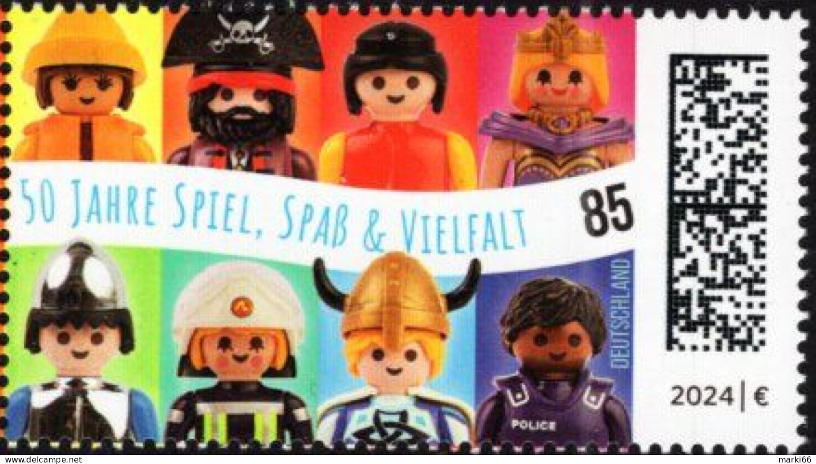 Germany - 2024 - 50 Years Of Playing Game Figures - Mint Stamp - Ongebruikt