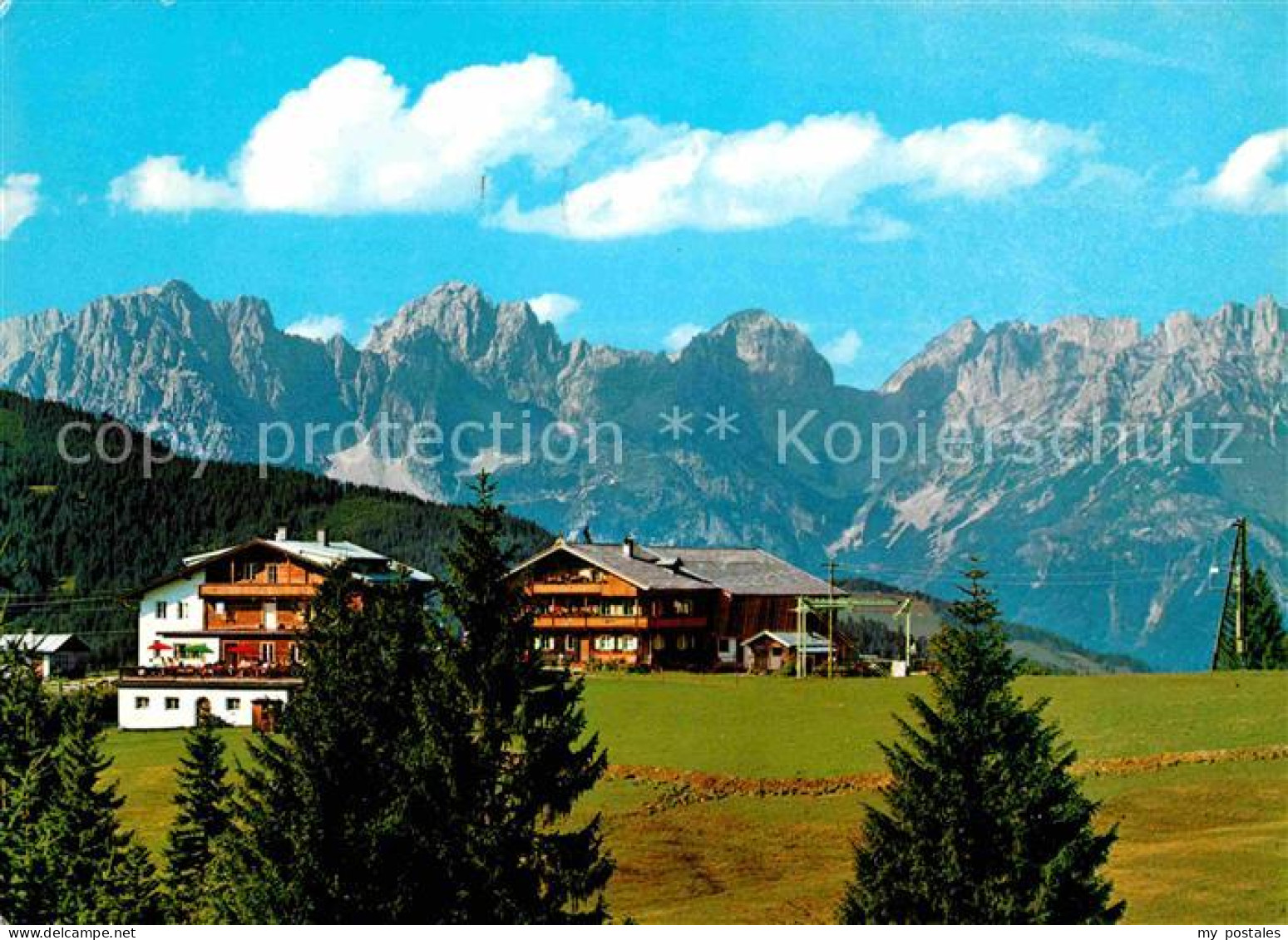 72619267 Kirchberg Tirol Alpengasthof Maierl Gegen Wilden Kaiser Kaisergebirge K - Other & Unclassified