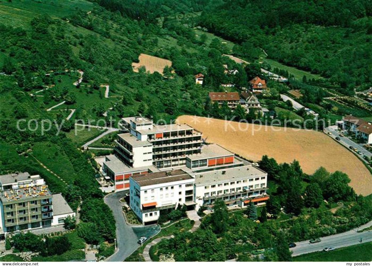 72619263 Bad Mergentheim Kurhaus Koenig Sanatorium Fliegeraufnahme Bad Mergenthe - Bad Mergentheim