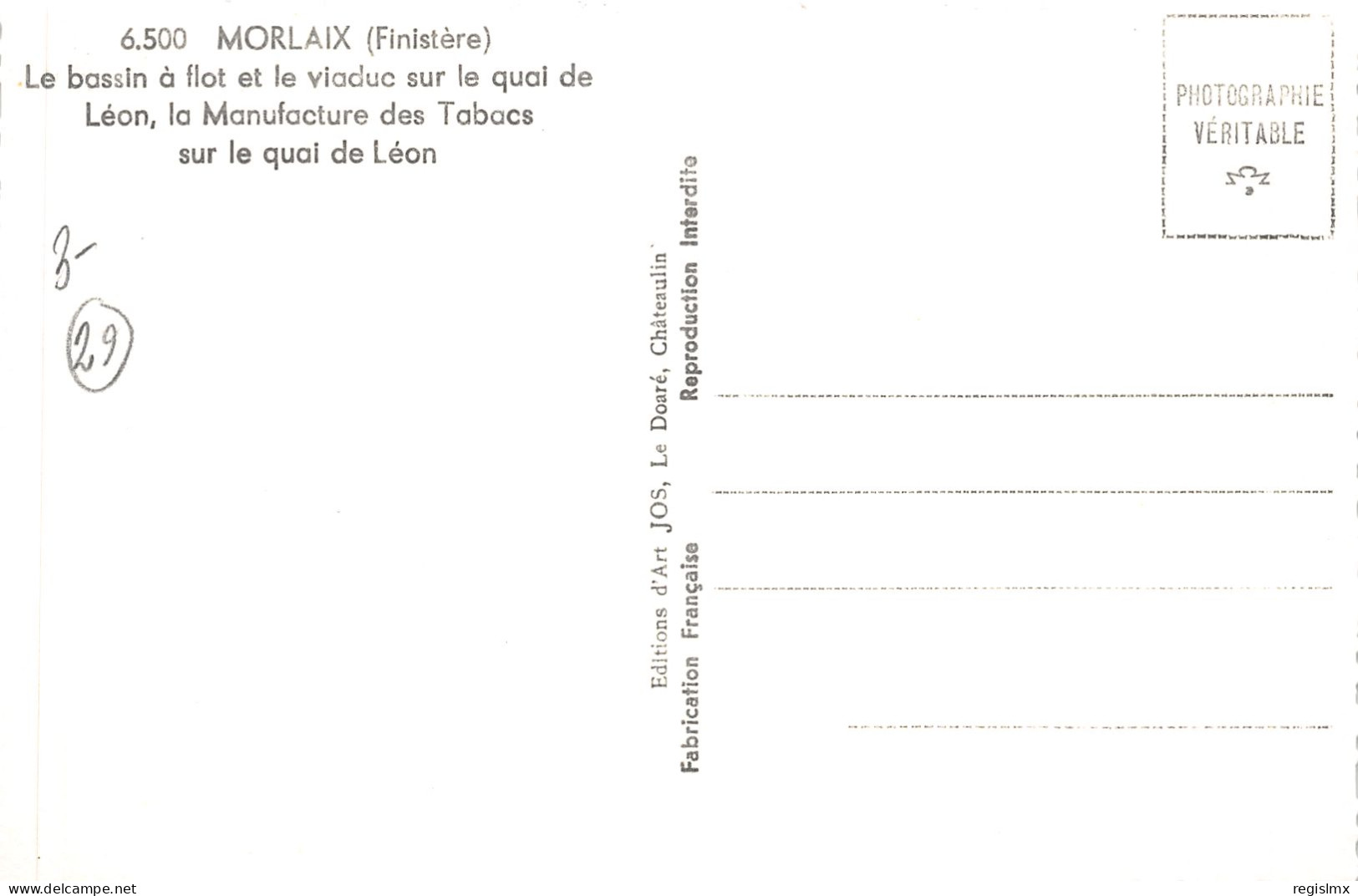 29-MORLAIX-N°2161-E/0257 - Morlaix