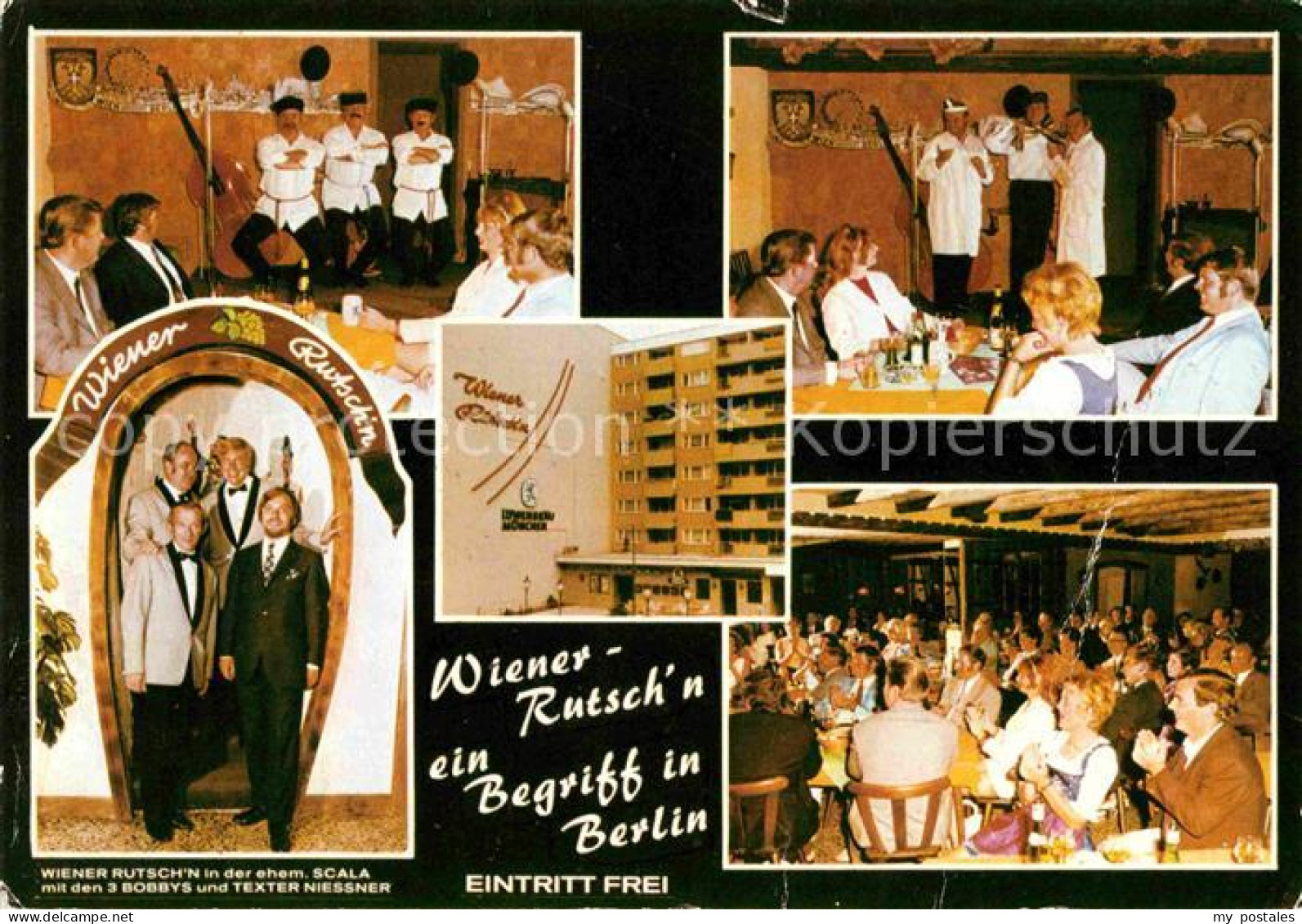72619257 Berlin Wiener Rutsch'n Gaststaette Kabarett Berlin - Autres & Non Classés