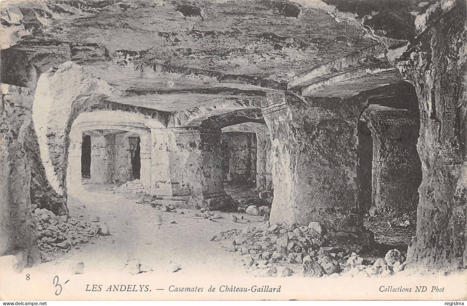 27-LES ANDELYS-CASEMATES DE CHATEAU GAILLARD-N°2161-D/0279 - Les Andelys