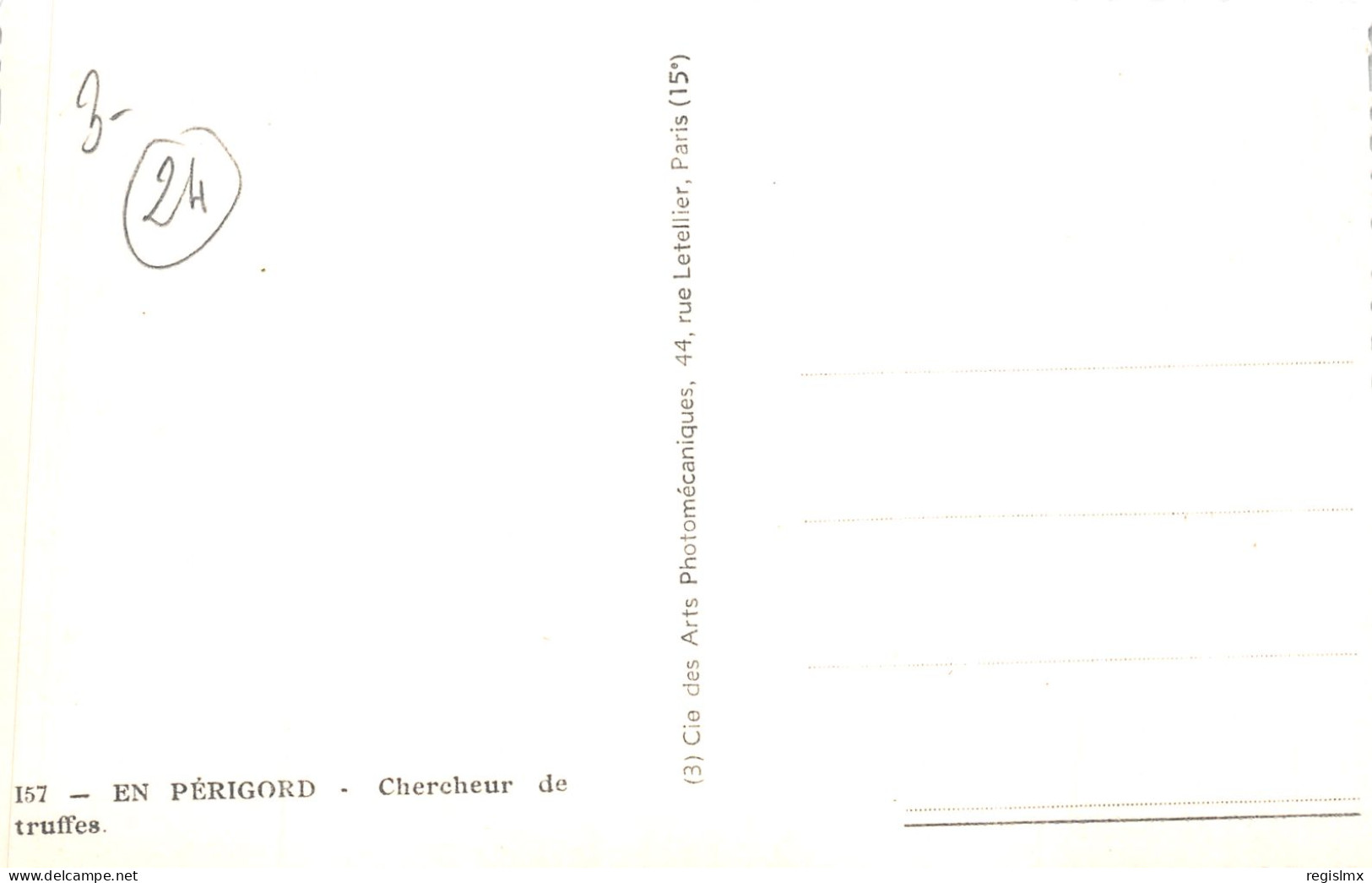 24-SCENE DU PERIGORD-CHERCHEUR DE TRUFFES-N°2161-C/0299 - Autres & Non Classés