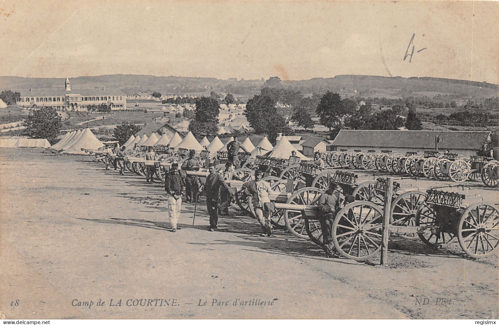 23-LA COURTINE-LE CAMP-N°2161-C/0049 - La Courtine