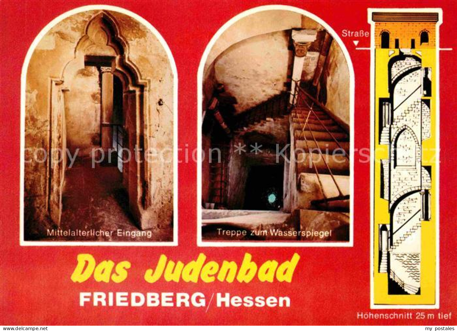 72618787 Friedberg Hessen Mittelalterliche Judenbad Tauchbad Fuer Frauen Friedbe - Friedberg