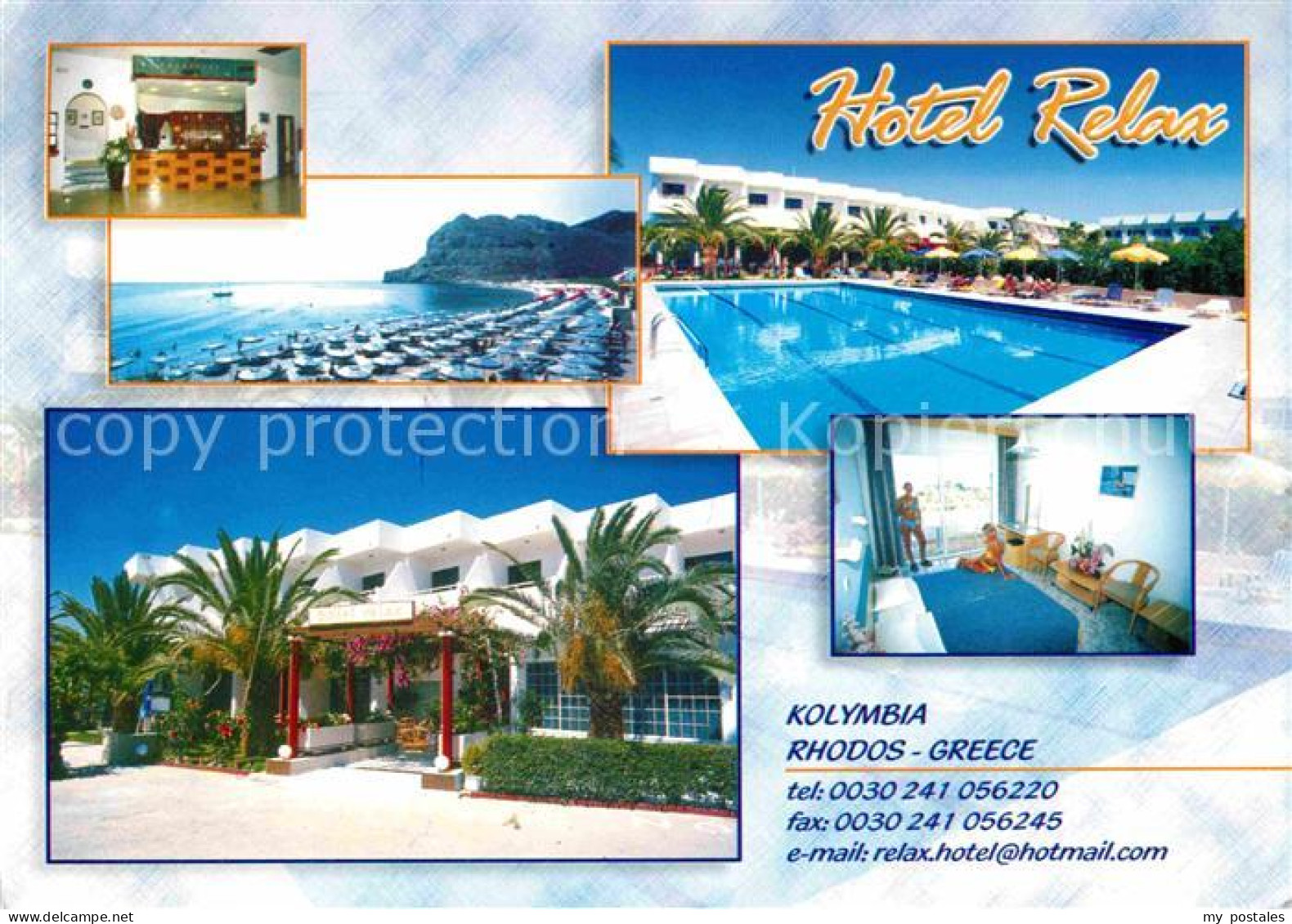 72618771 Kolymbia Hotel Relax Swimming Pool Strand Kueste Griechenland - Grecia