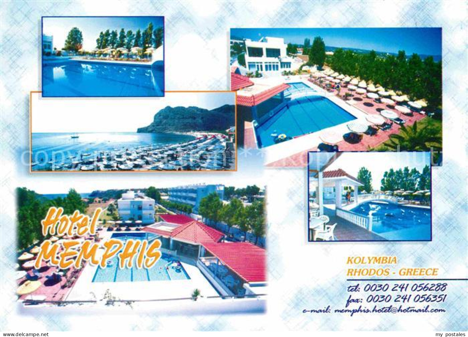 72618770 Kolymbia Hotel Memphis Swimming Pool Strand Kueste Griechenland - Greece