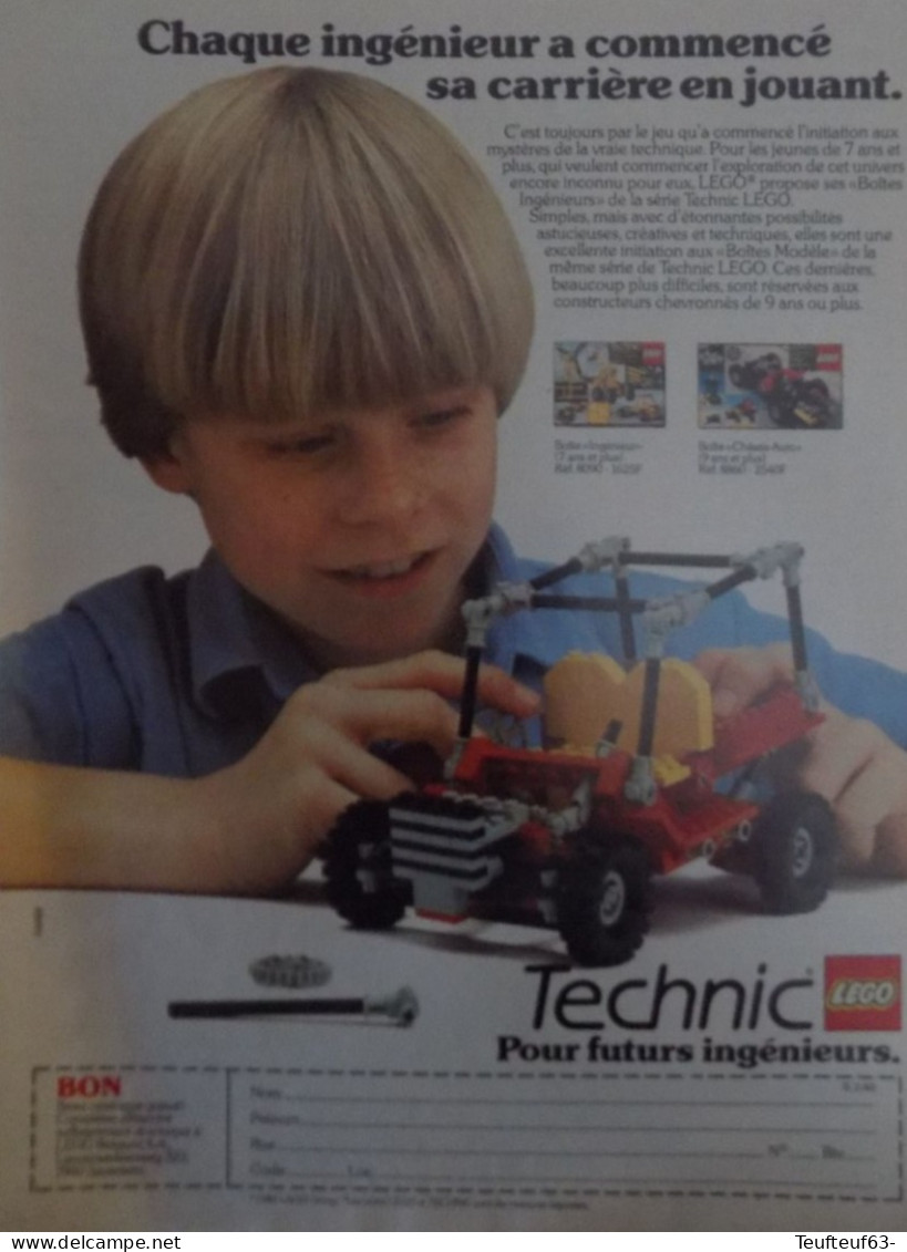 Publicité De Presse ; Jeu Construction Lego Technic - Advertising
