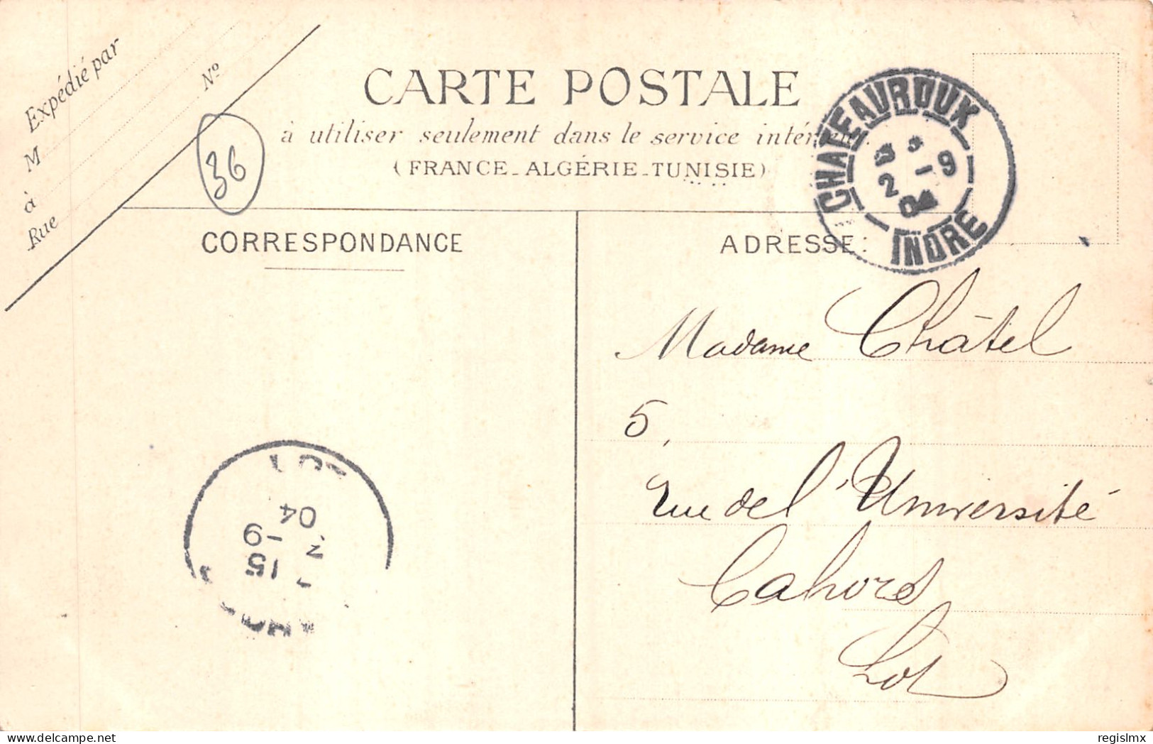 36-CHATEAUROUX-N°2162-B/0049 - Chateauroux