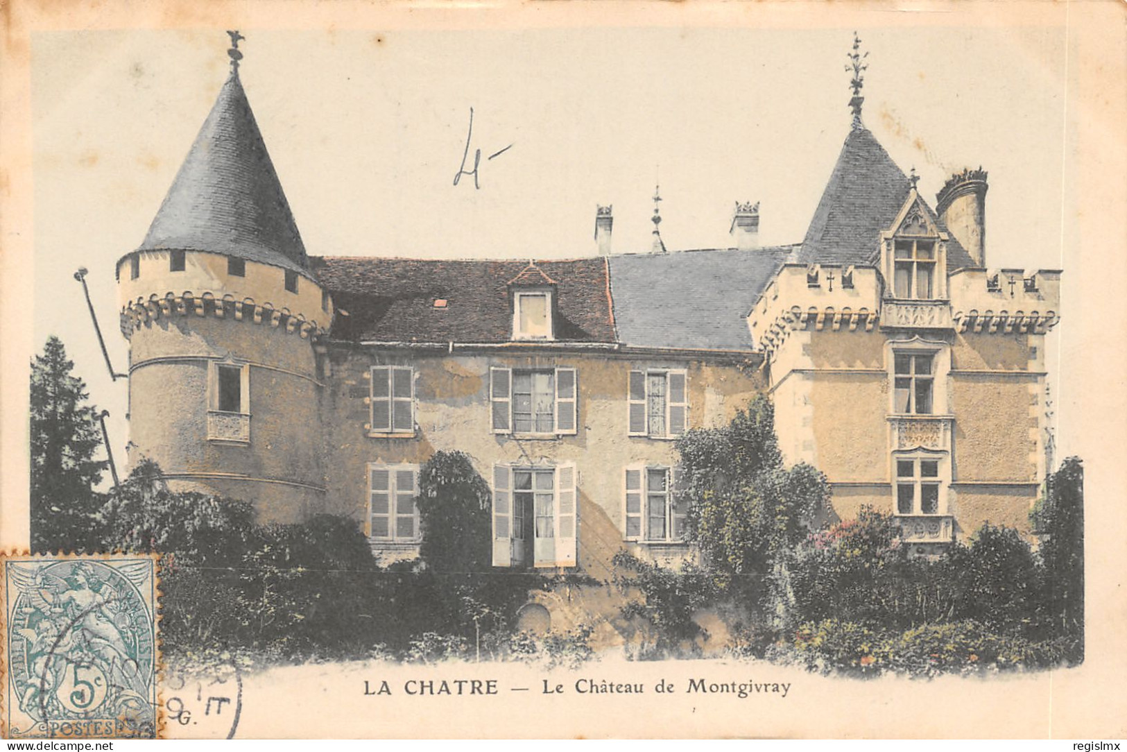 36-LA CHATRE-CHATEAU DE MONTGIVRAY-N°2162-B/0047 - La Chatre