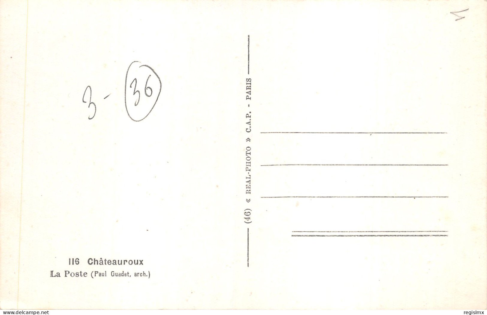 36-CHATEAUROUX-N°2162-B/0027 - Chateauroux