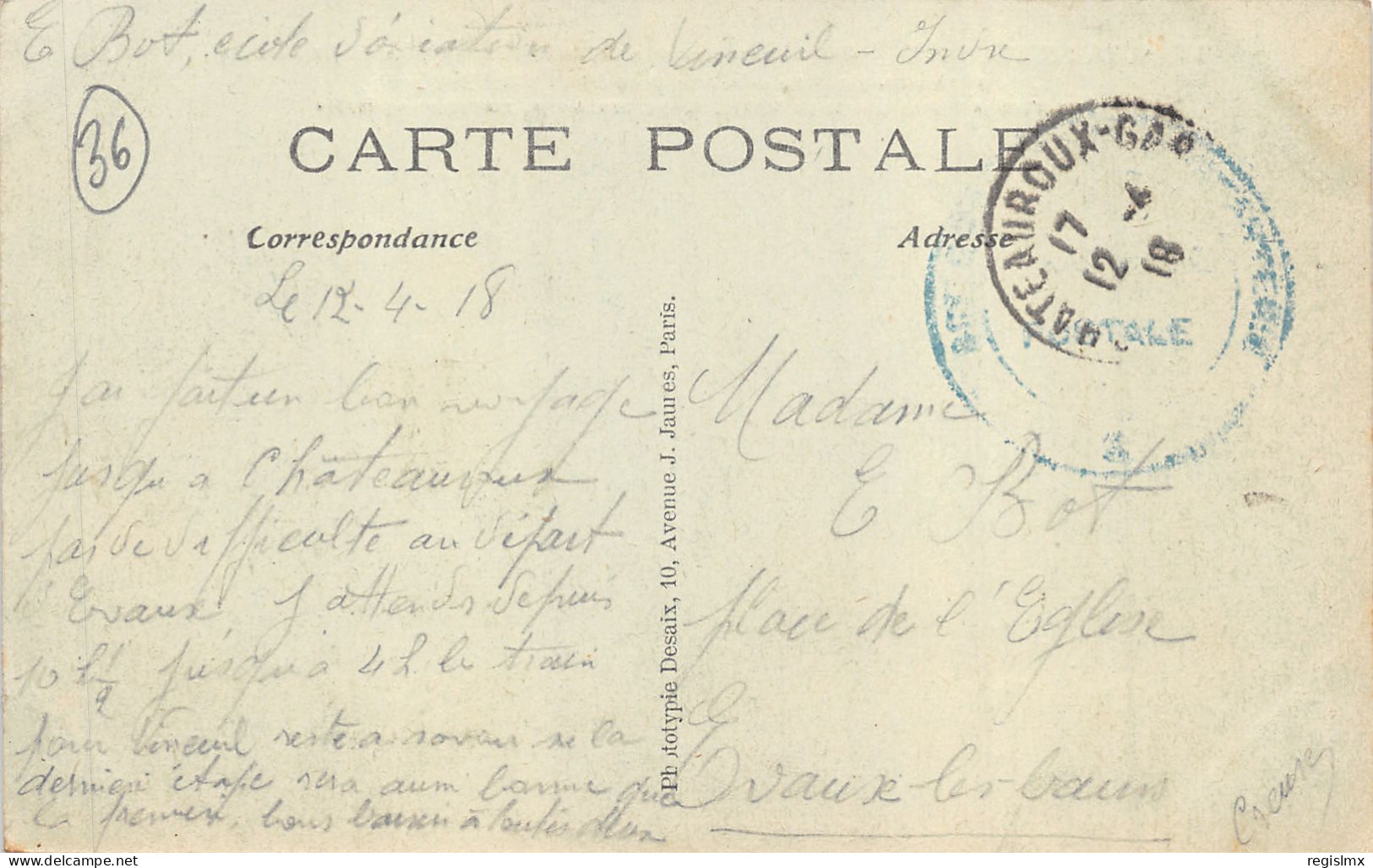 36-CHATEAUROUX-N°2162-A/0371 - Chateauroux