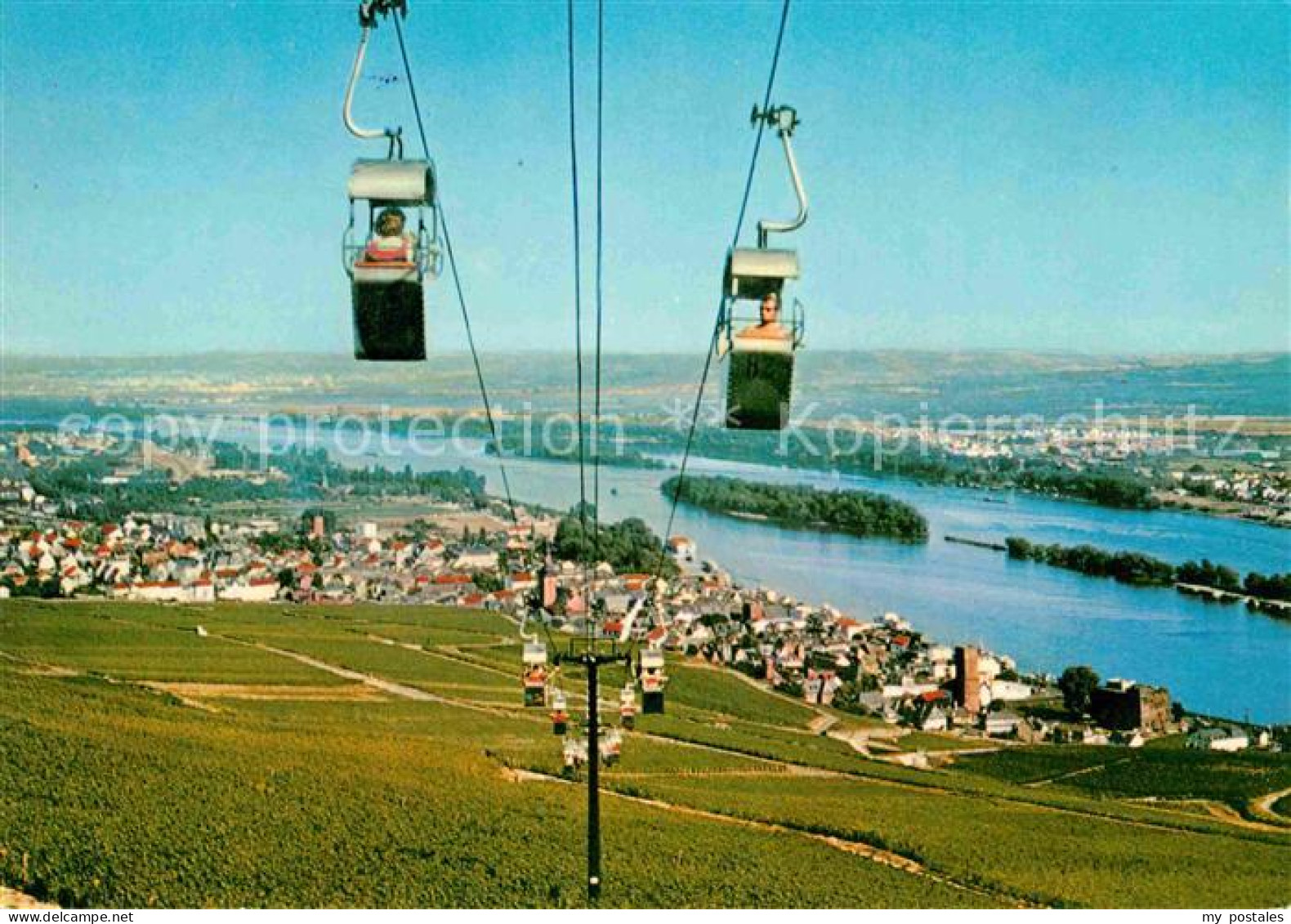 72618671 Ruedesheim Rhein Seilbahn Zum Niederwalddenkmal Ruedesheim Am Rhein - Ruedesheim A. Rh.