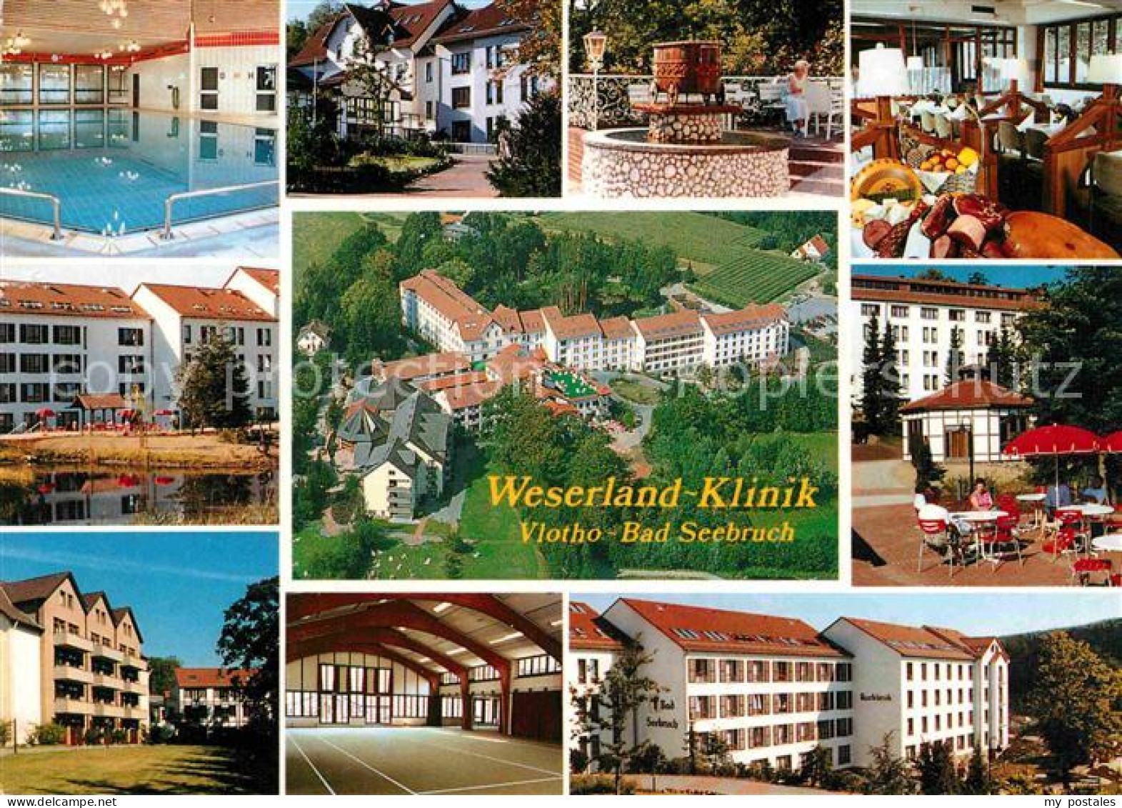 72618633 Bad Seebruch Weserland Klinik Reha Klinik Hallenbad Tennishalle Bad See - Vlotho