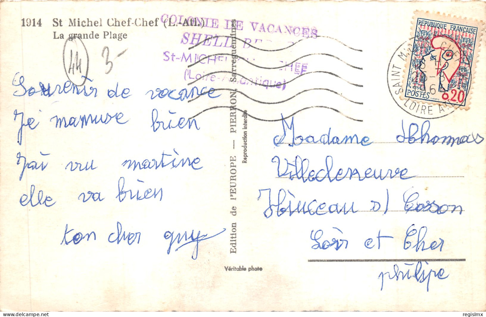 44-SAINT MICHEL CHEF CHEF-N°2162-D/0317 - Saint-Michel-Chef-Chef