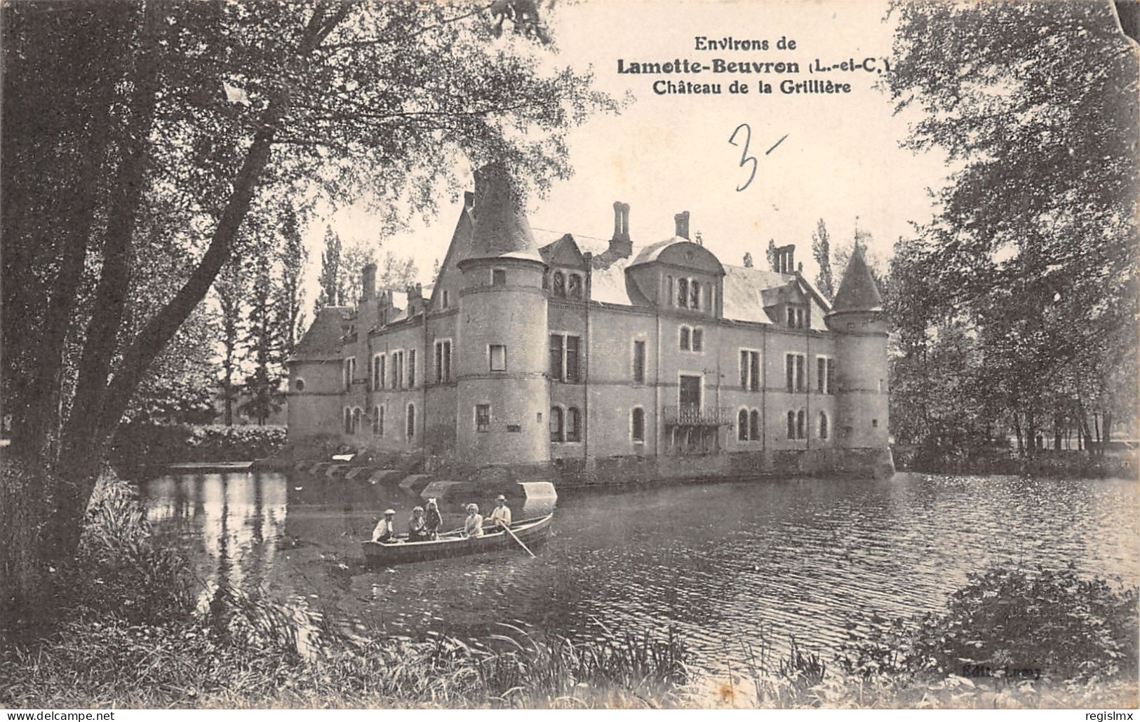 41-LAMOTTE BEUVRON-CHATEAU DE LA GRILLIERE-N°2162-D/0015 - Lamotte Beuvron