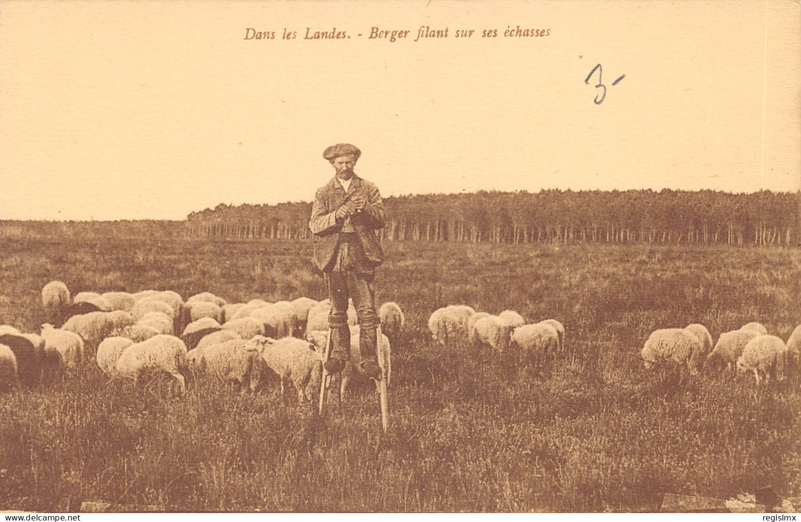 40-SCENE DES LANDES-BERGER SUR SES ECHASSES-N°2162-C/0301 - Sonstige & Ohne Zuordnung