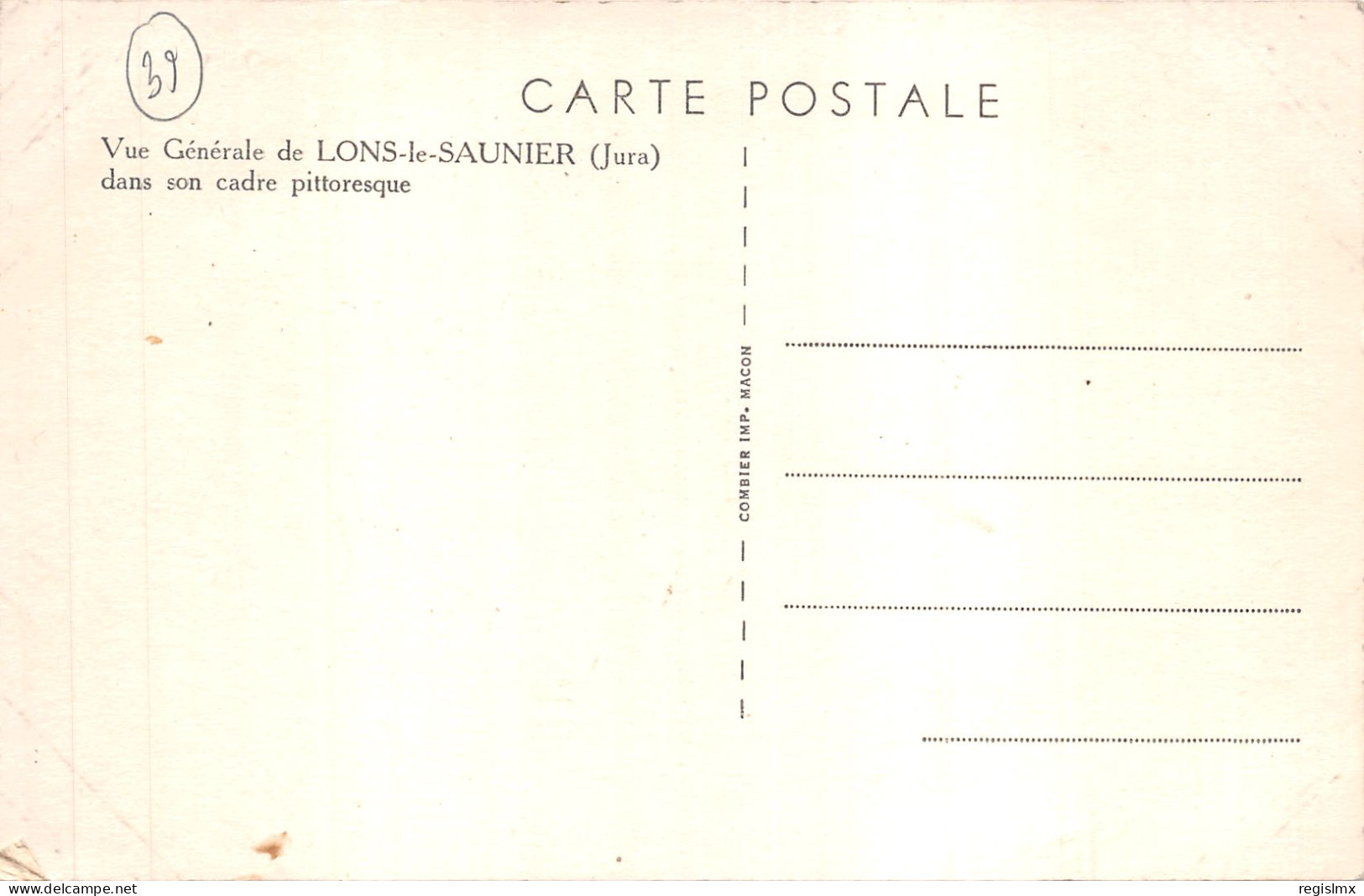39-LONS LE SAUNIER-N°2162-C/0091 - Lons Le Saunier