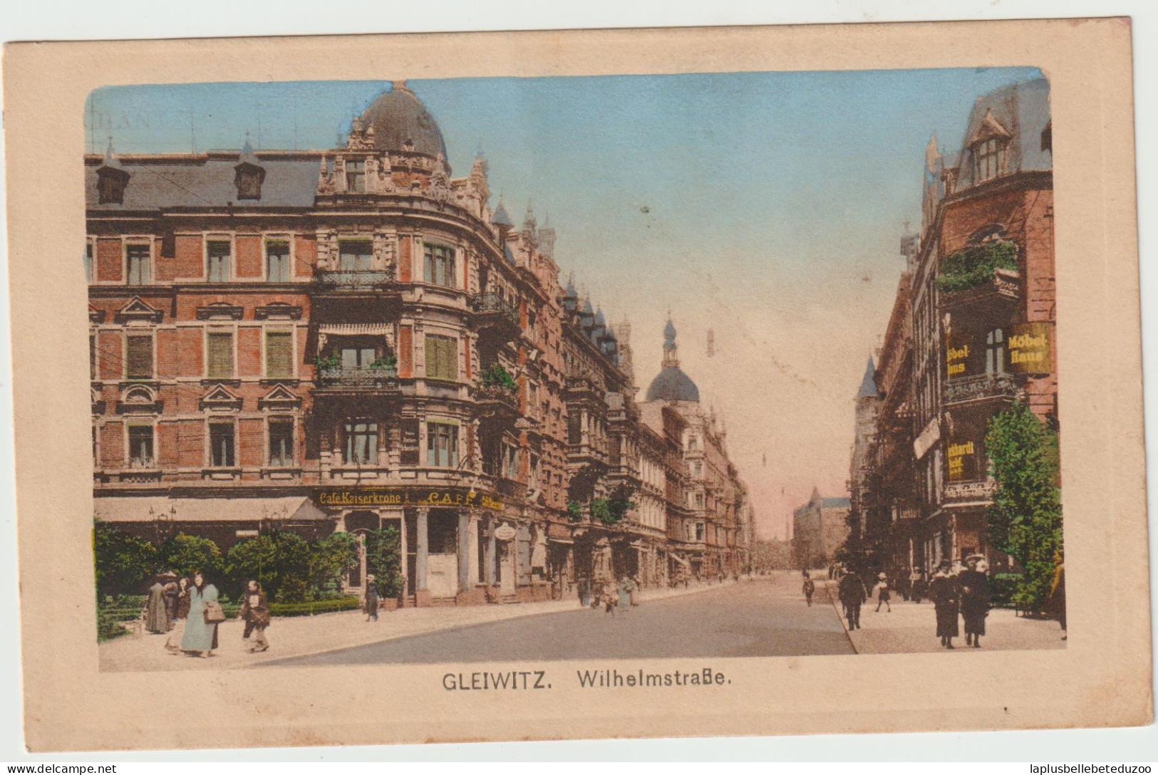 CPA - POLOGNE - GLIWICE - GLEIWITZ - Wilhelmstrasse -   1931 - Pologne