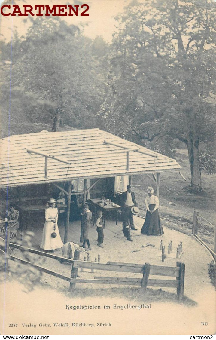 KEGELSPIELEN IM ENGELBERGTHAL CANTON OBWALD SUISSE - Engelberg