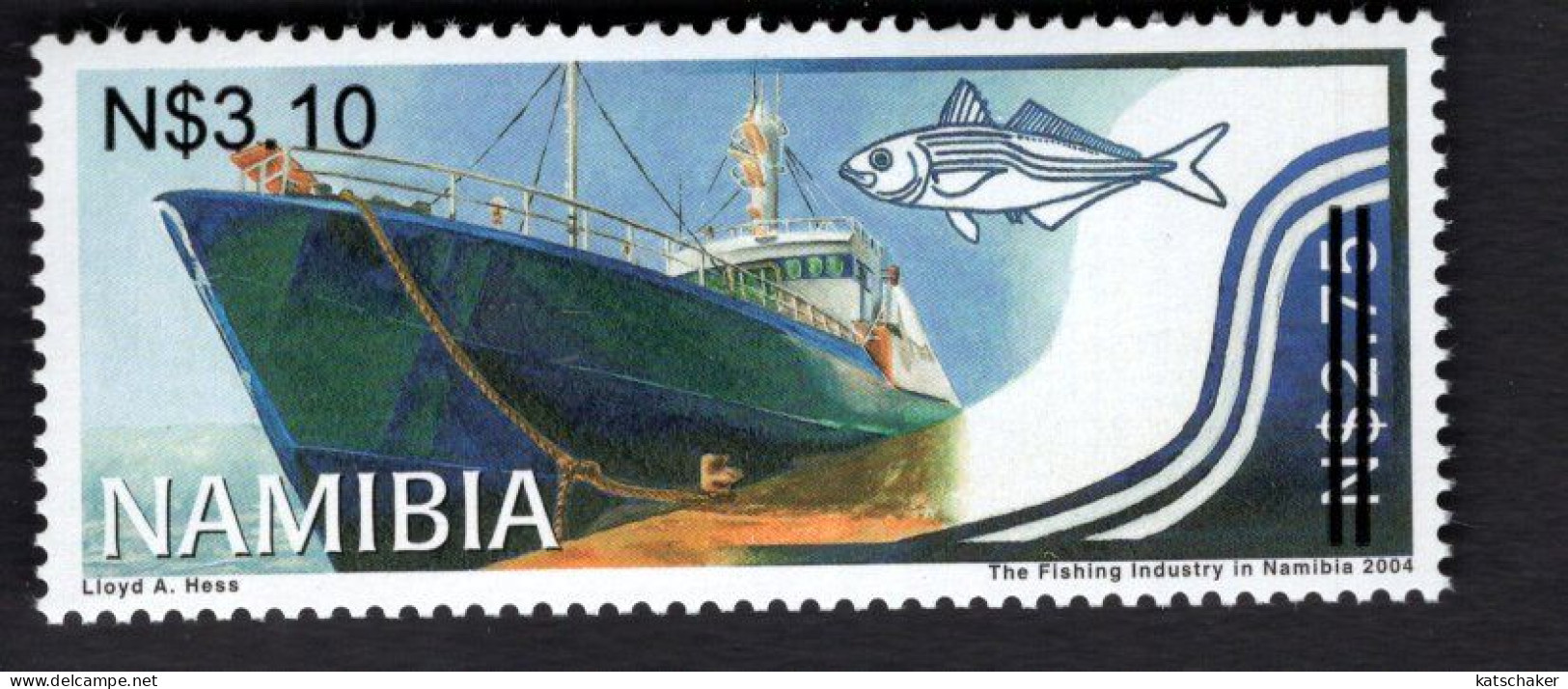 2030914286 2006 SCOTT 1087 (XX) POSTFRIS MINT NEVER HINGED - SHIP - 1042 SURCHARGED - Namibie (1990- ...)