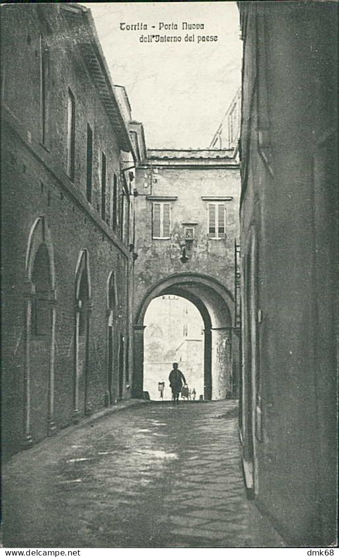 TORRITA ( SIENA ) PORTA NUOVA DALL'INTERNO DEL PAESE - EDIZIONE CESARINI - 1920s (20772) - Siena