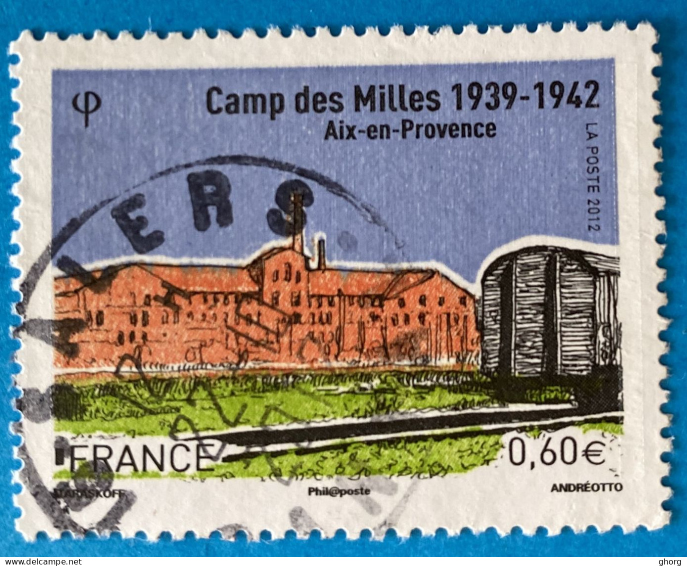 France 2012 : Camp Des Milles, Aix En Provence N° 4685 Oblitéré - Oblitérés
